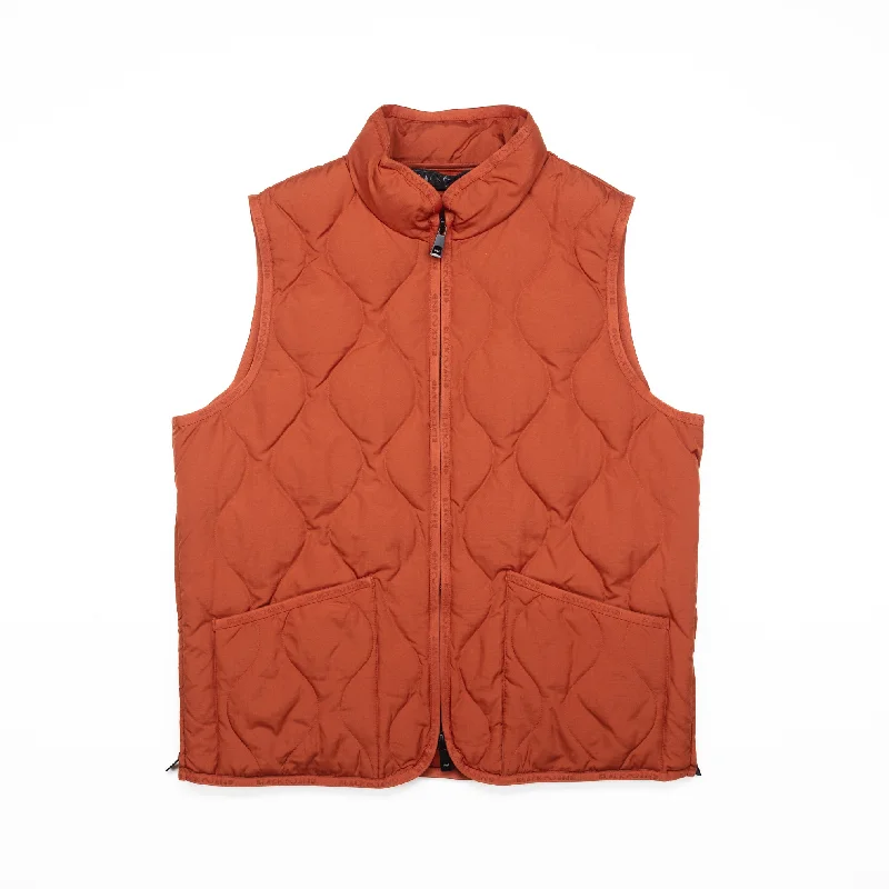 Insulated Vest in Dark Orange