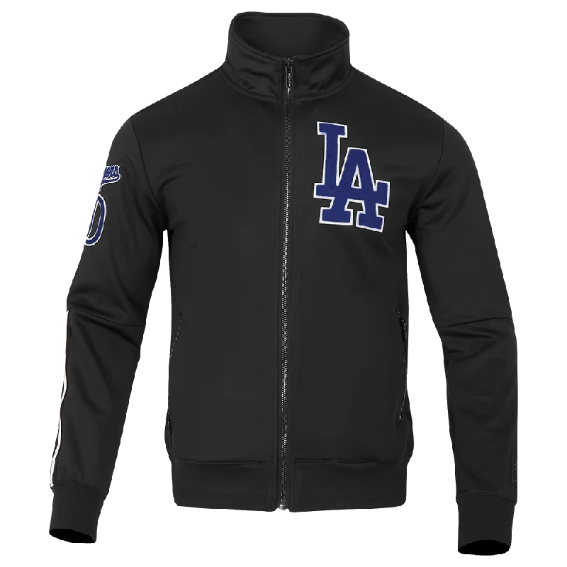 MLB LOS ANGELES DODGERS CLASSIC MEN'S TRACK JACKET (BLACK)