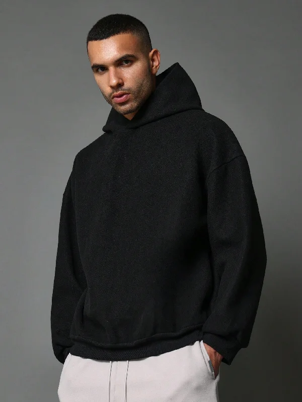 Oversized Fit Overhead Hoodie With Side Pocket