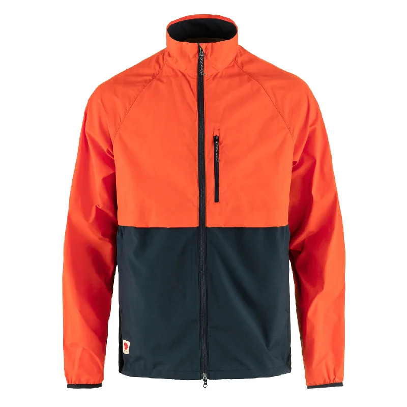 Fjallraven High Coast Hybrid Wind Jacket Dark Navy / Flame Orange