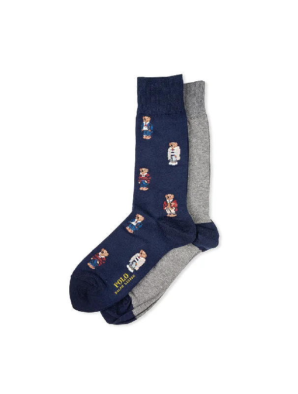 Bear Quad – 2er-Pack Socken, mehrfarbig