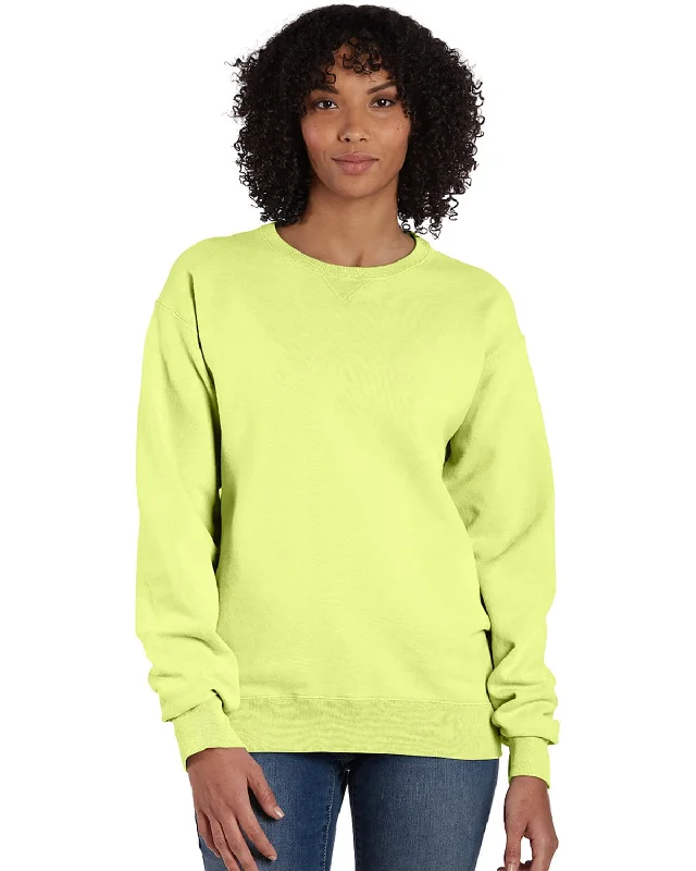 ComfortWash by Hanes Unisex Crew Sweatshirt | Chic Lime