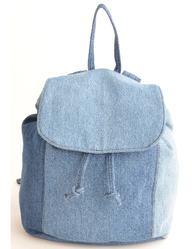 Mini Denim Backpack