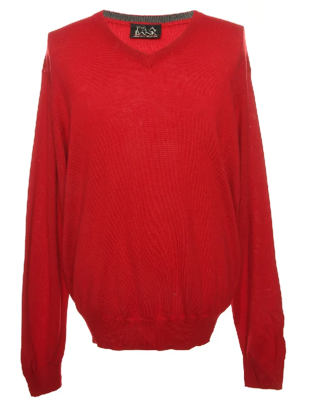 Merino Wool Long Sleeved Jumper - M