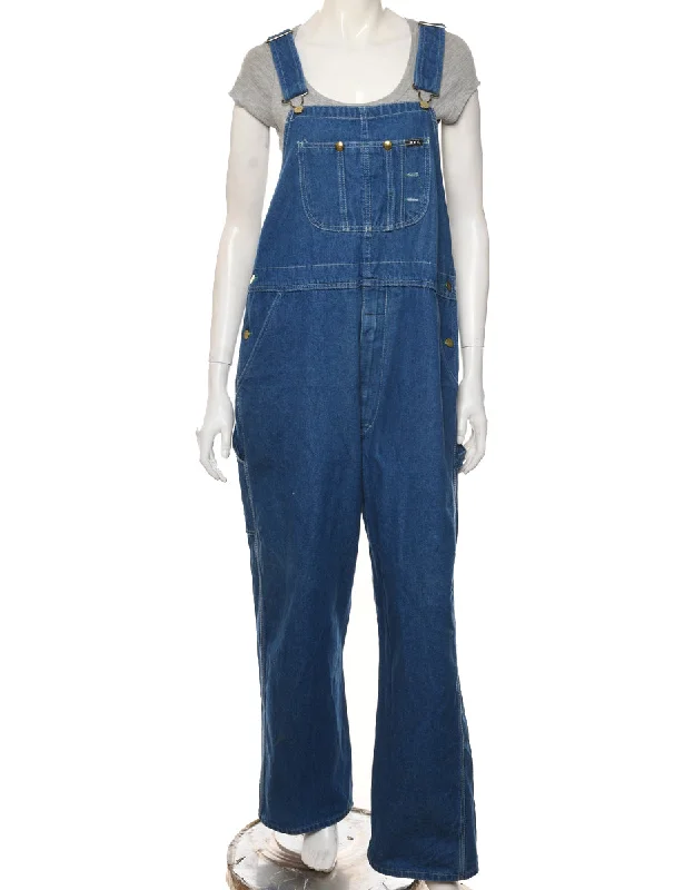 Medium Wash Workwear Dungarees - W42 L28