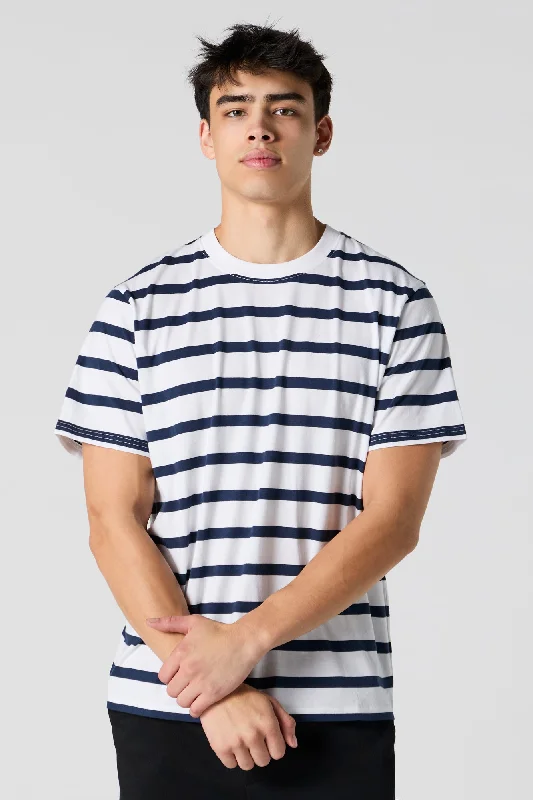 Striped Crewneck T-Shirt