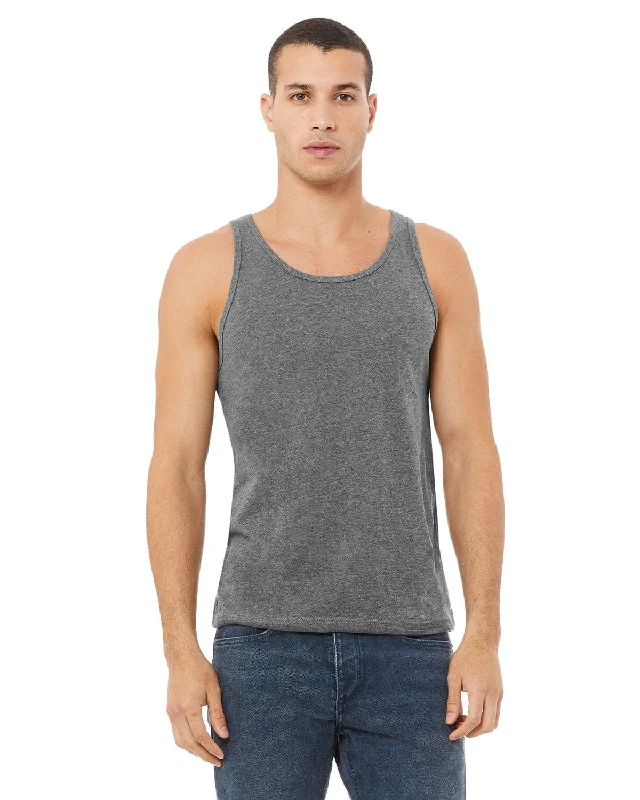 Bella+Canvas Unisex Jersey Tank | Deep Heather