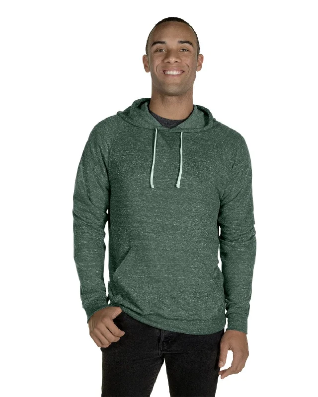 Jerzees Snow Heather Raglan Hoodie | Frst Grn Snw Hth