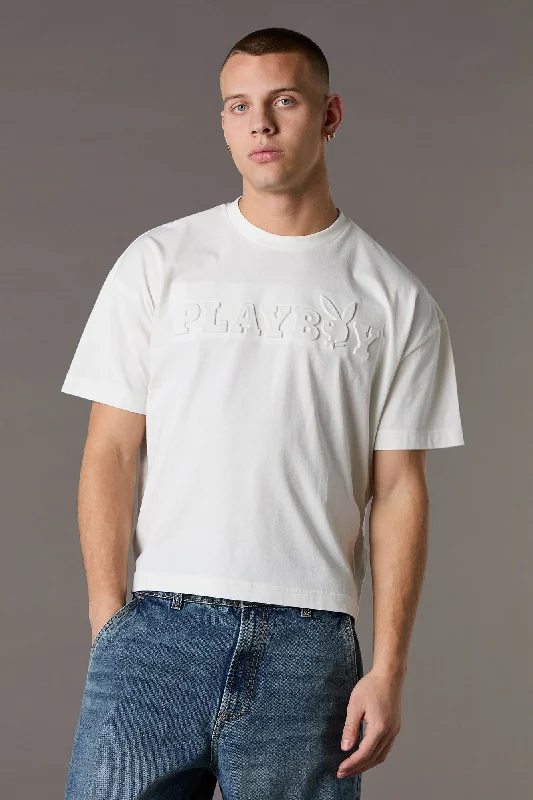 Playboy Embossed Boxy T-Shirt