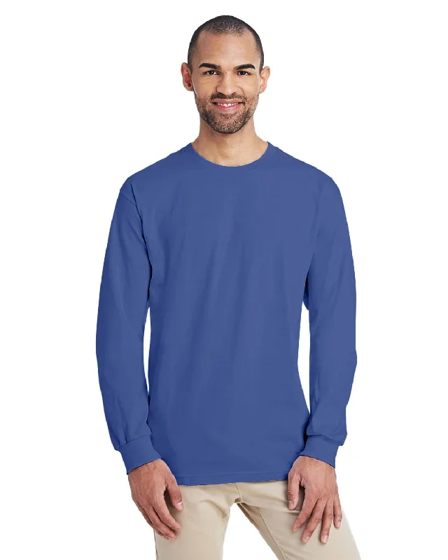 Gildan Hammer Long Sleeve T-Shirt | Flo Blue