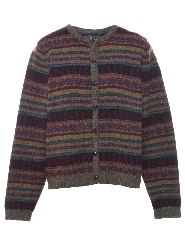 Multi-colour Cardigan - L