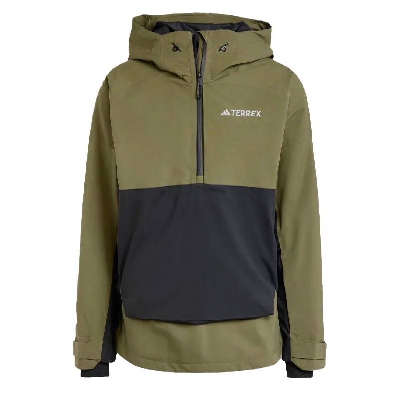 Adidas Terrex Xperior 2L Lined Rain.RDY Anorak Olive Strata / Black