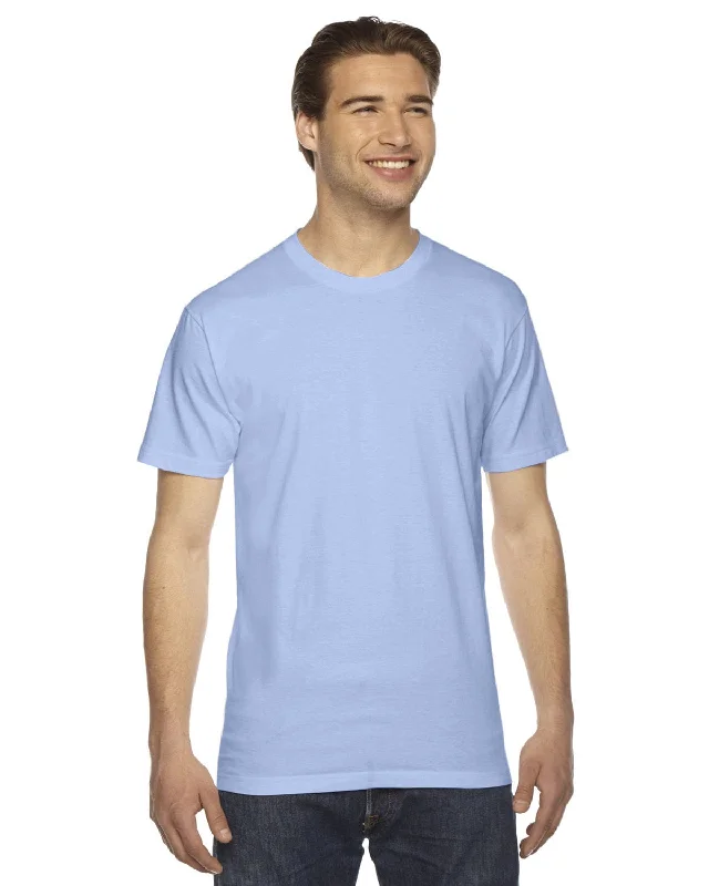 American Apparel Unisex Fine Jersey Short Sleeve T-Shirt | Baby Blue