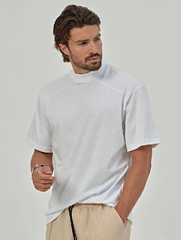 ASHER BASIC T-SHIRT IN WHITE