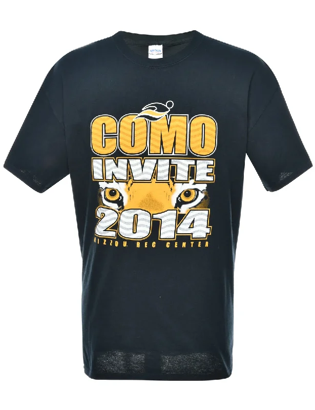 Como Invite Printed T-shirt - XL