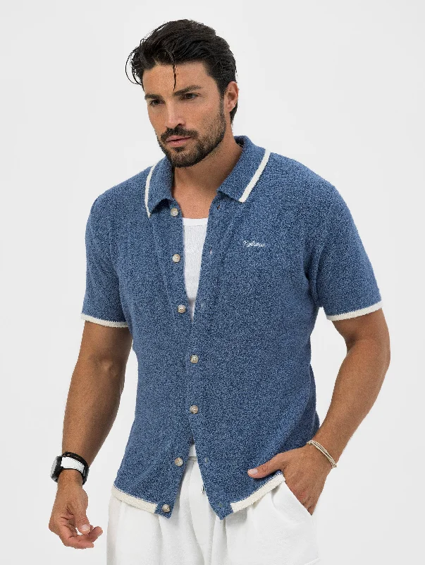 TERRY CLOTH SHIRT short sleeves