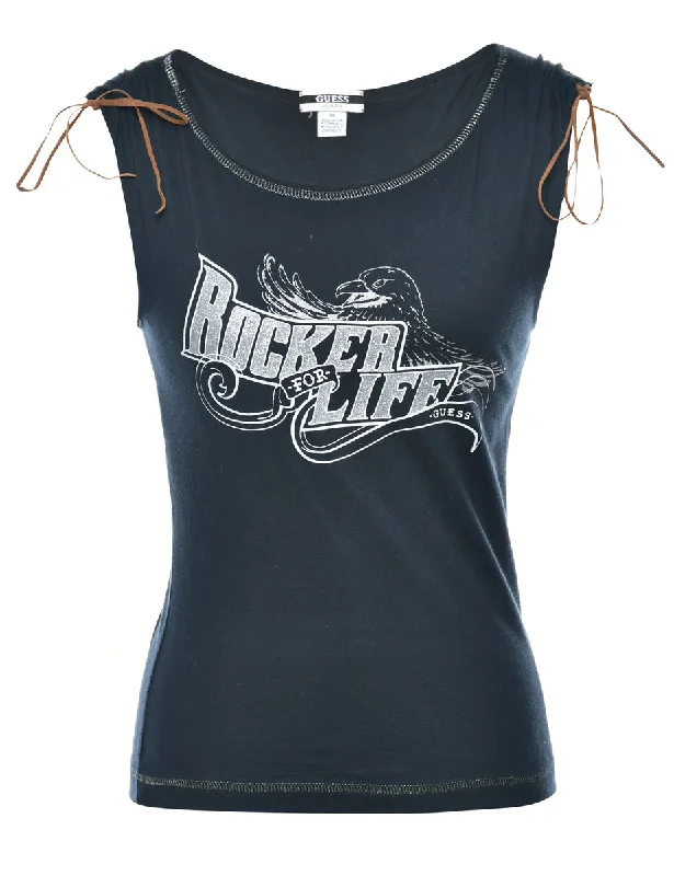 Guess Rocker For Life Printed T-shirt - M