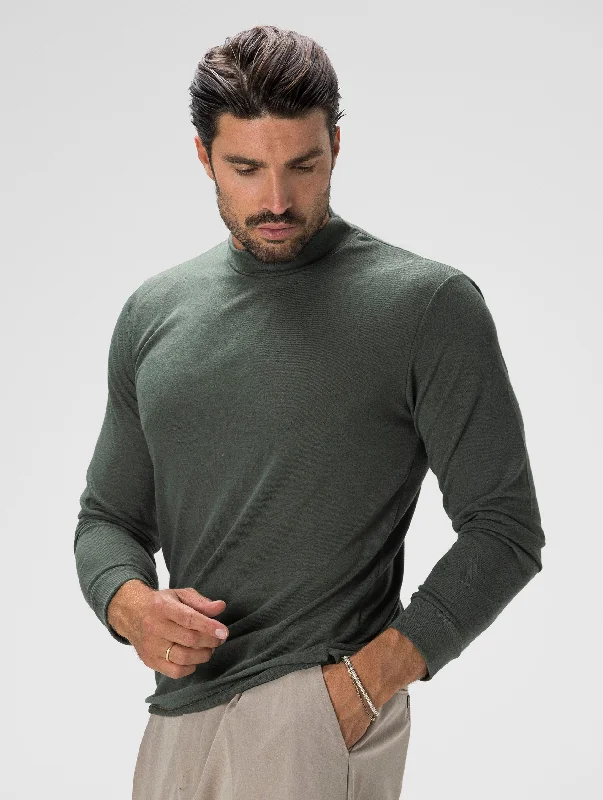 KAI ROLLNECK SWEATER IN GREEN