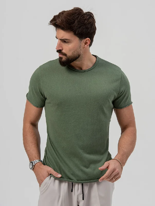 LIP BASIC T-SHIRT IN GREEN