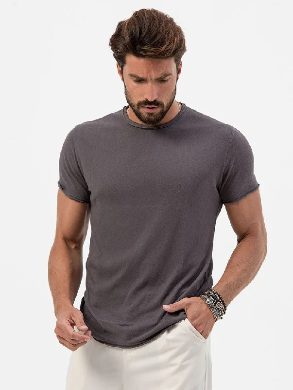 LIP BASIC T-SHIRT IN GREY