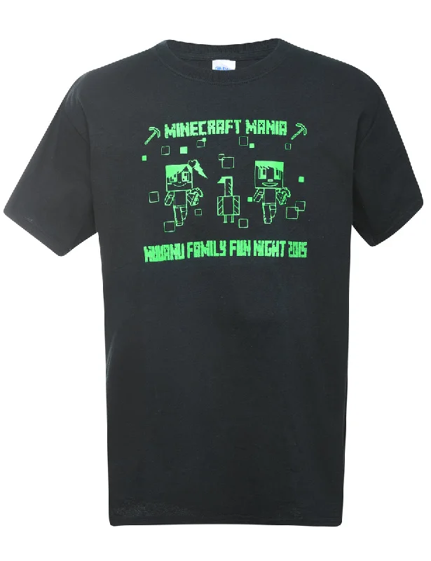 Minecraft Mania Printed T-shirt - L