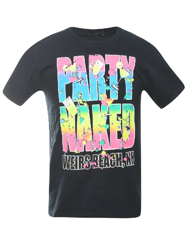 Party Naked Printed T-shirt - S