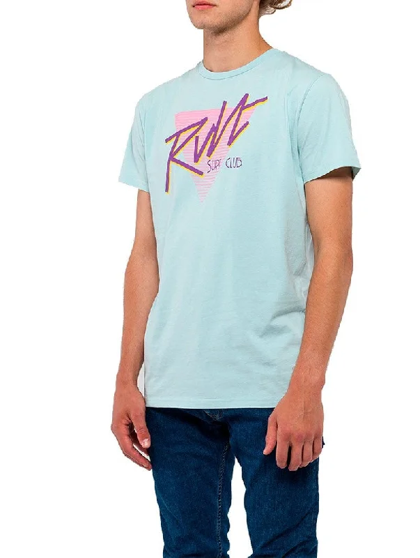 PRINTED T-SHIRT IN LIGHT BLUE