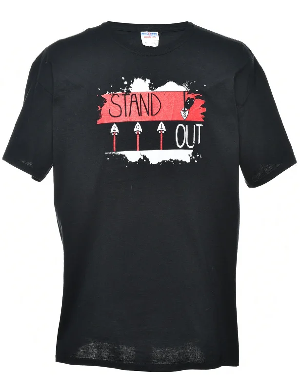 Stand Out Printed T-shirt - XL