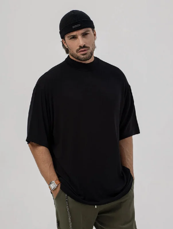 TONY BASIC T-SHIRT IN BLACK