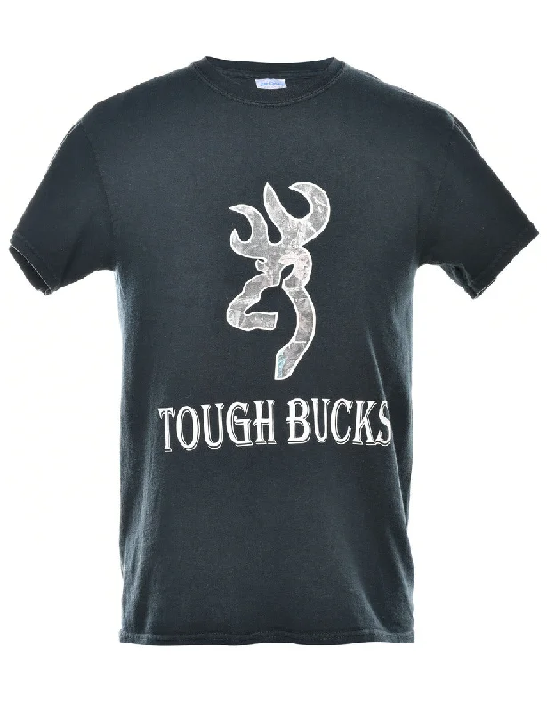 Tough Bucks Printed T-shirt - S