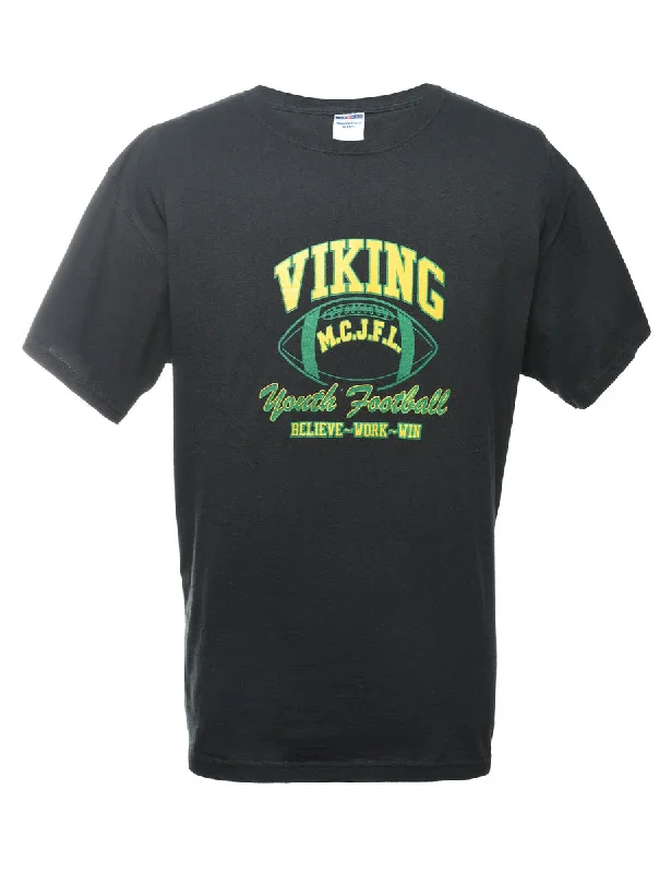 Viking Football Printed T-shirt - XL - Marketplace